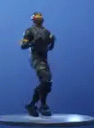 an image of a blurry figure in motion on top of a metal plate