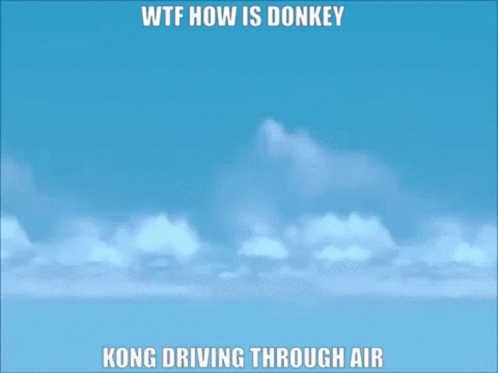 the words kong driving through air appear to be written on the wall