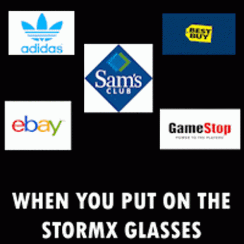 many logos that are on different kinds of glasses