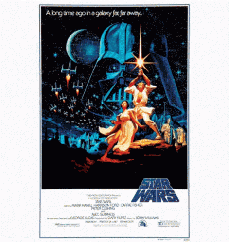 an image of a star wars movie poster