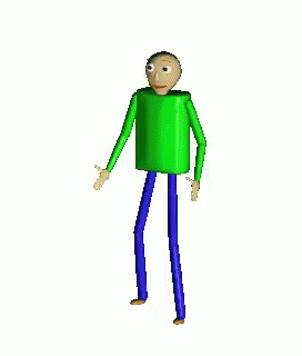 a green alien is standing in an animation style