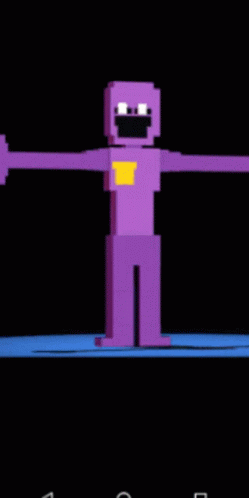 an animated character is standing in front of a black background