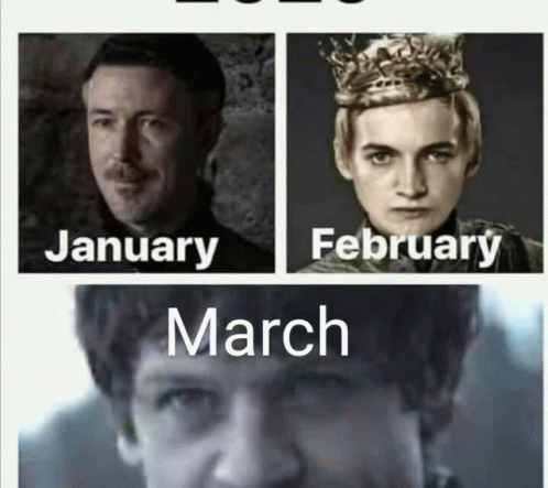 three pictures that say march and march
