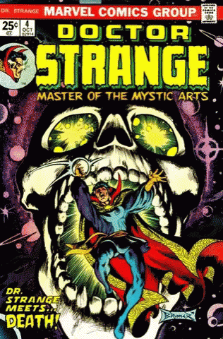 an image of the cover to doctor strange, a comic novel