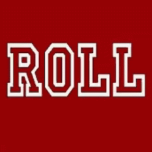 the word roll is written in two letters