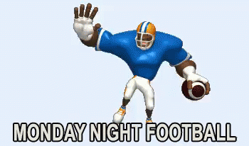 a screen s of a football player in an animated manner
