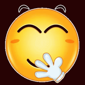 an emoticure - smiley face with a hand and fingers