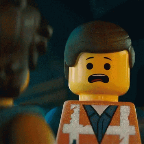 an animated s of lego character in costume