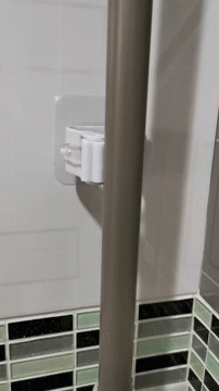 a toilet in the corner of a room