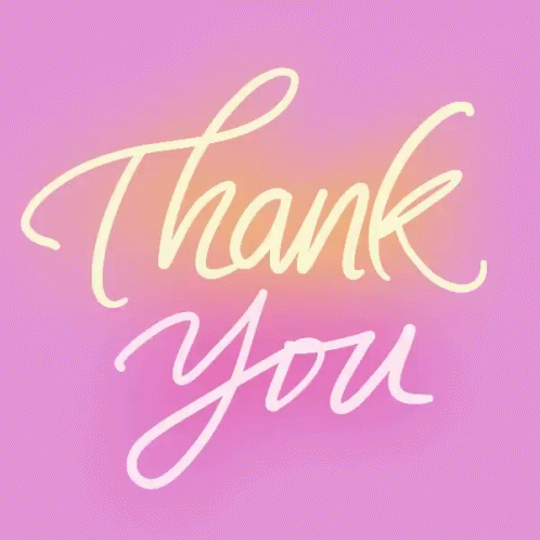 an image of a thank you sign against a purple background