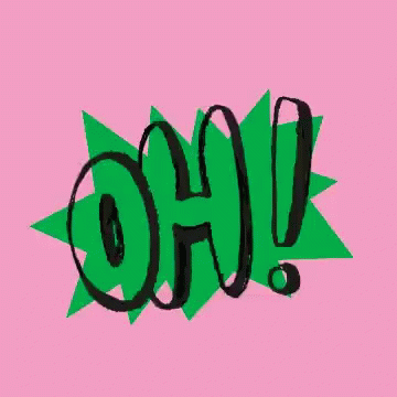 a purple background with the word oh in large black letters