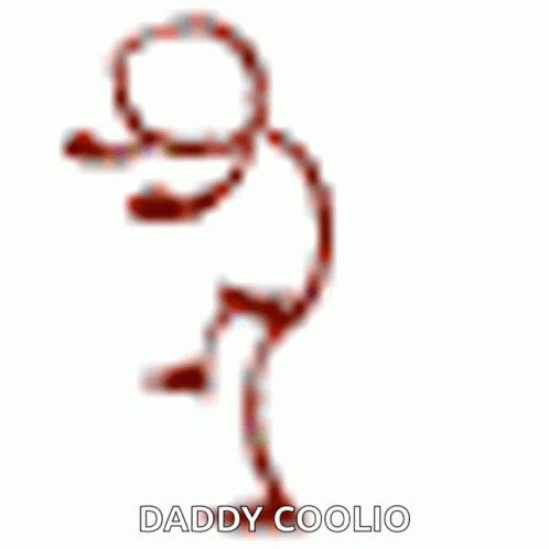 this is a drawing of a  running with his head down