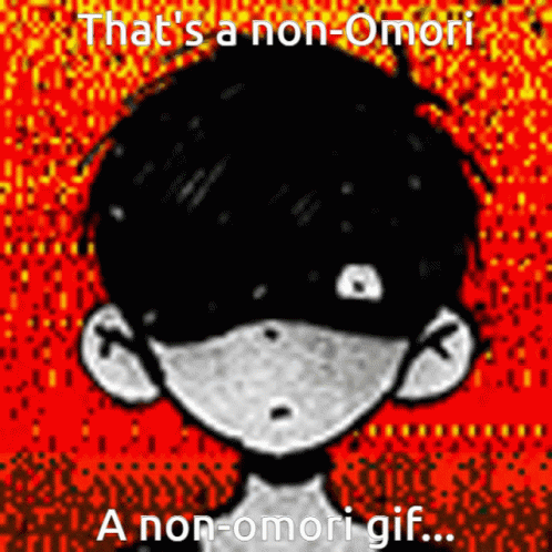 a little boy with the caption that is non omori