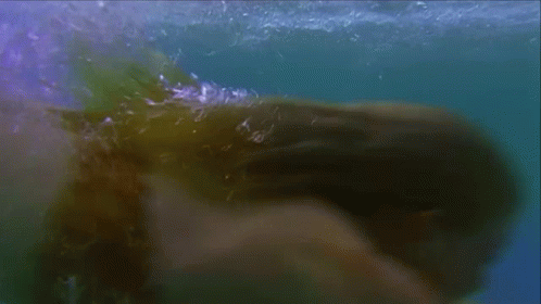 a person under water in the middle of a wave