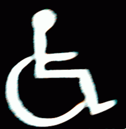 a white wheelchair is on a black background