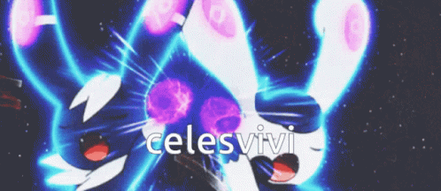 two cats making a hand gesture with the word celesivvil on it