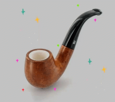 an artistic po of a pipe with stars