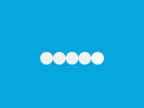 some dots are placed next to an orange background