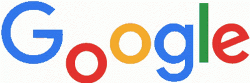 the words google on white with blue, orange and red colors