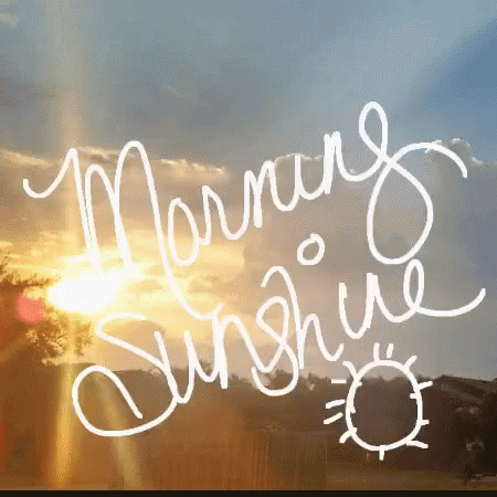 an artistic image with the words monday, sunshine