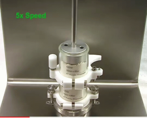 the four speed valve is being operated by a device