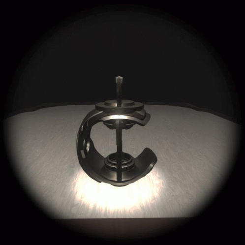 an artistic picture of an object with very dark background