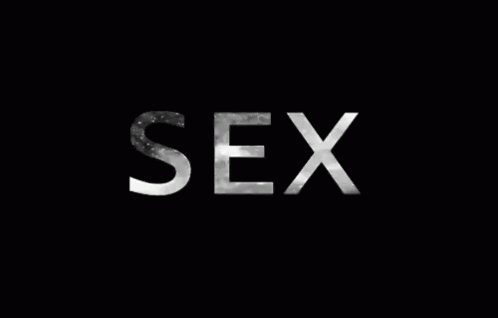 sex is black and white with the word sex