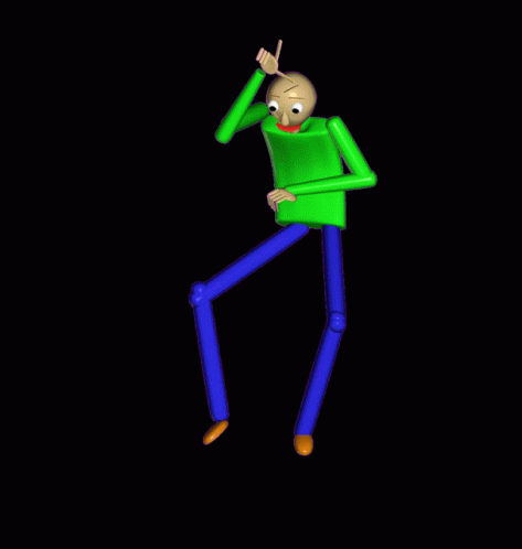 an image of a 3d animated guy on his computer