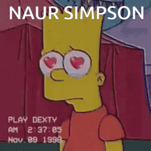 a cartoon character is in the picture playing simpsons