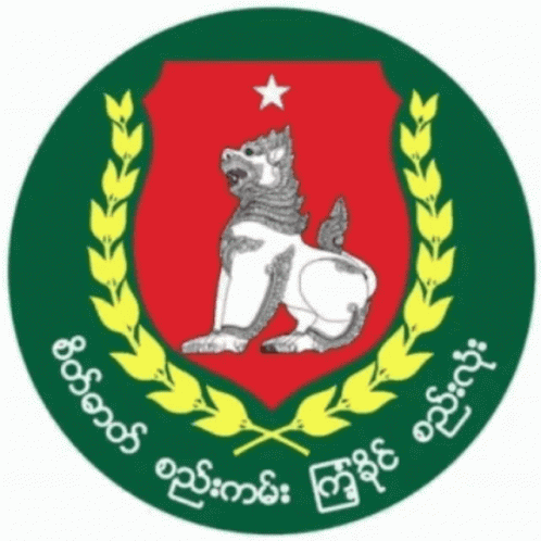 the logo of the national police force