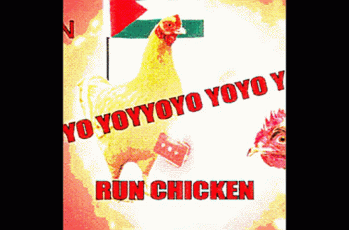 an advertit with a picture of a chicken