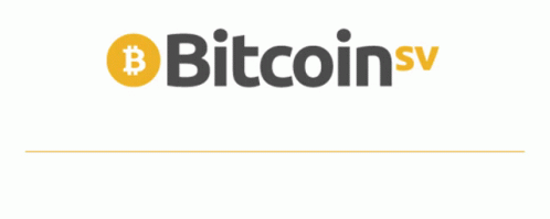 bitcoin sv logo and an arrow on it