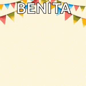 the word benta spelled out in colorful letters