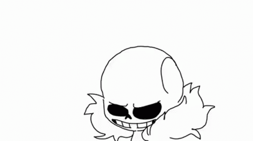 an animated skeleton sitting on top of a table