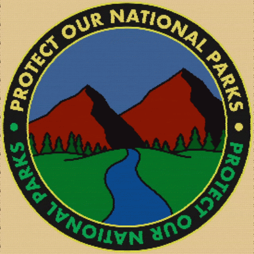 the national parks logo for mountain region