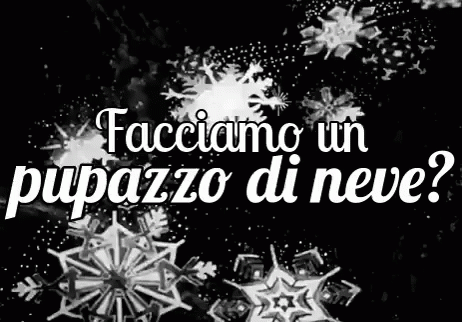 an image with text and snow flakes in spanish