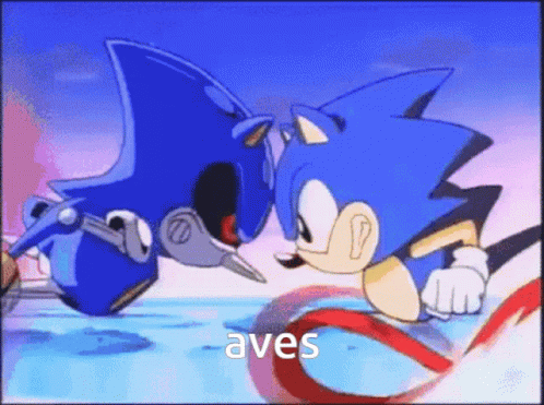a cartoon video game showing sonic the hedgehog kissing his sonic sonic the hedgehog nose