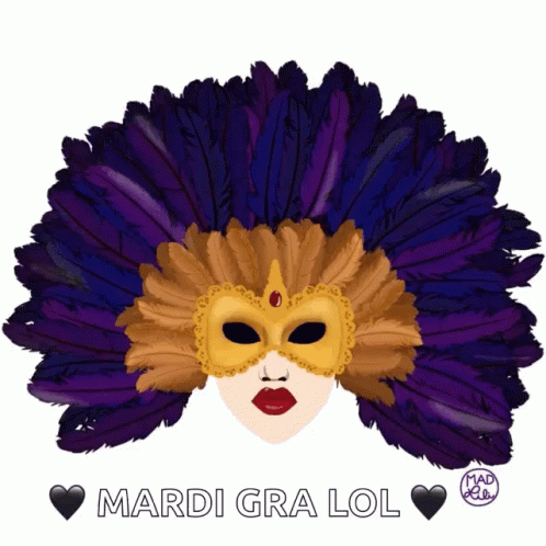 this is a graphic of the mardi gras mask