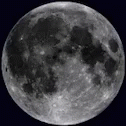 a black and white po of the moon