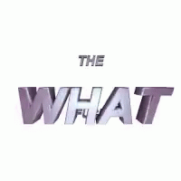 the what logo on white background