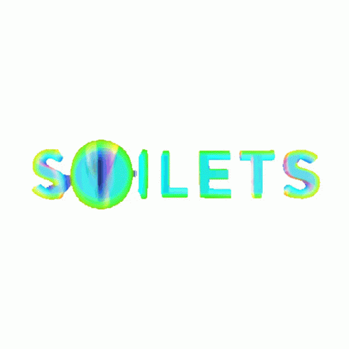 the word soltets is made up of colorful images
