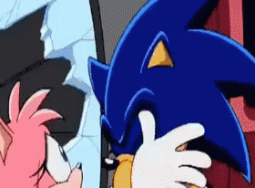sonic and mega sonic, sonic the hedgehog from the cartoon series