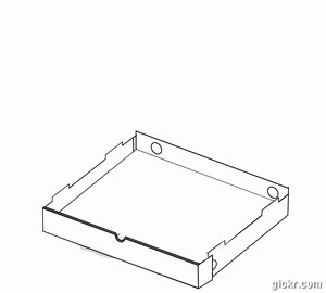 a drawing of the drawer with the lids