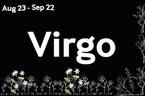 virgo font and graphics for a show