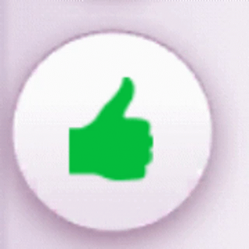 a thumb up on that is being changed to say