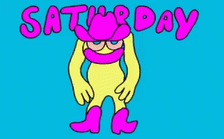 this is the message for saturday saturday, featuring cartoon characters