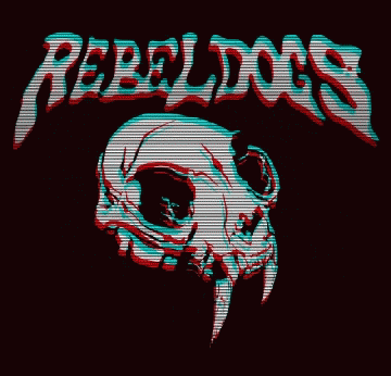 the logo for rebelliousze, an extreme - heavy metal band