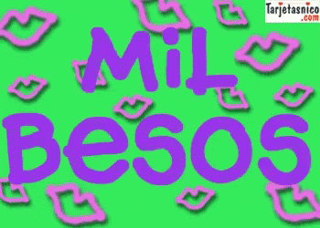 a green background with pink letters and shapes in the center of the word
