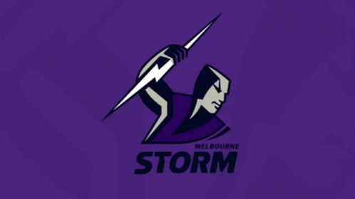 an image of storm logo on a pink background