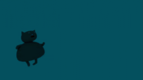 a computer generated illustration of a cat in the middle of the image
